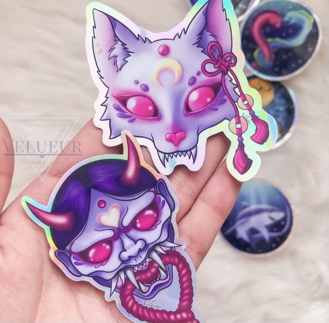 Holographic Mask Sticker