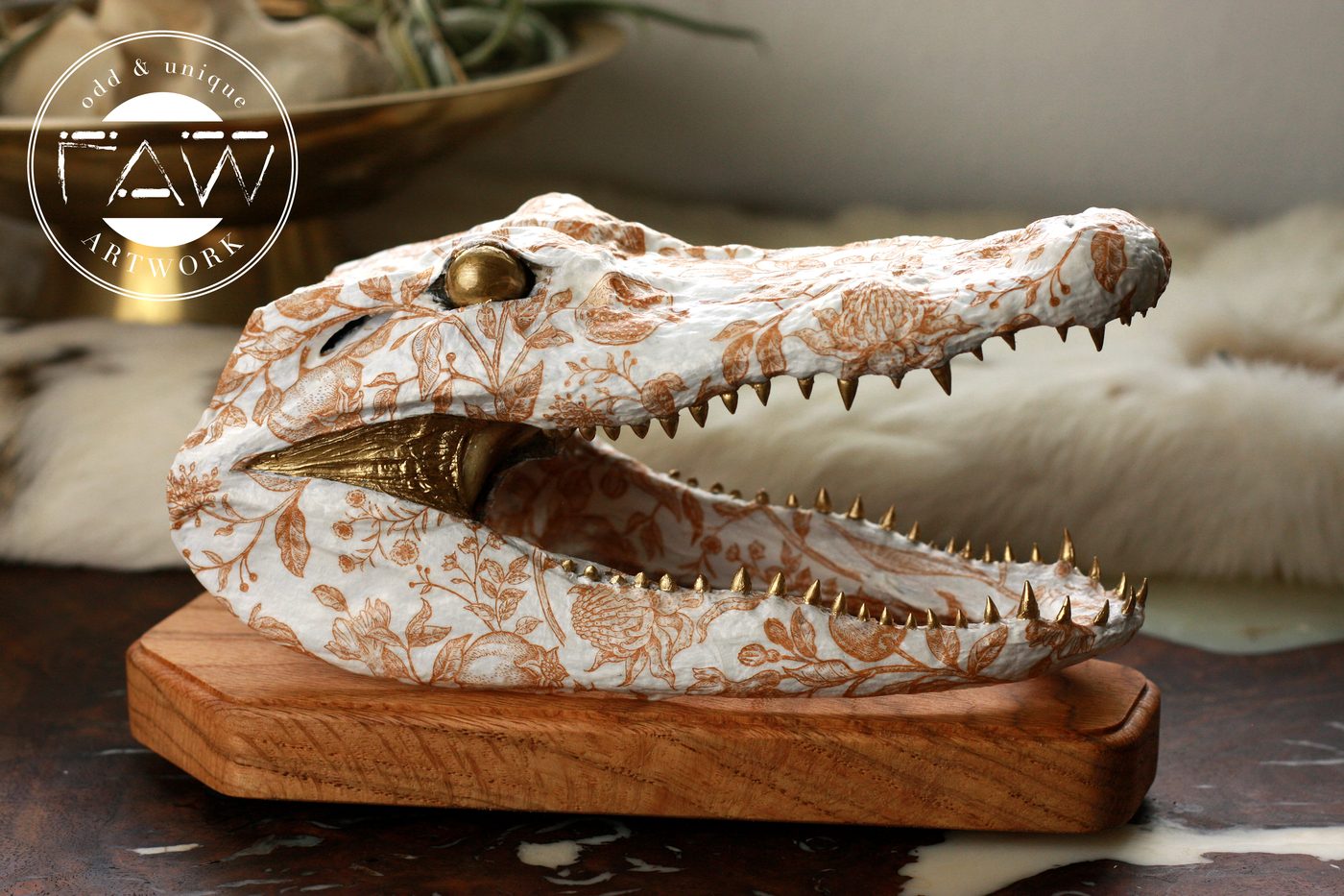 Rust Botanical Gator
